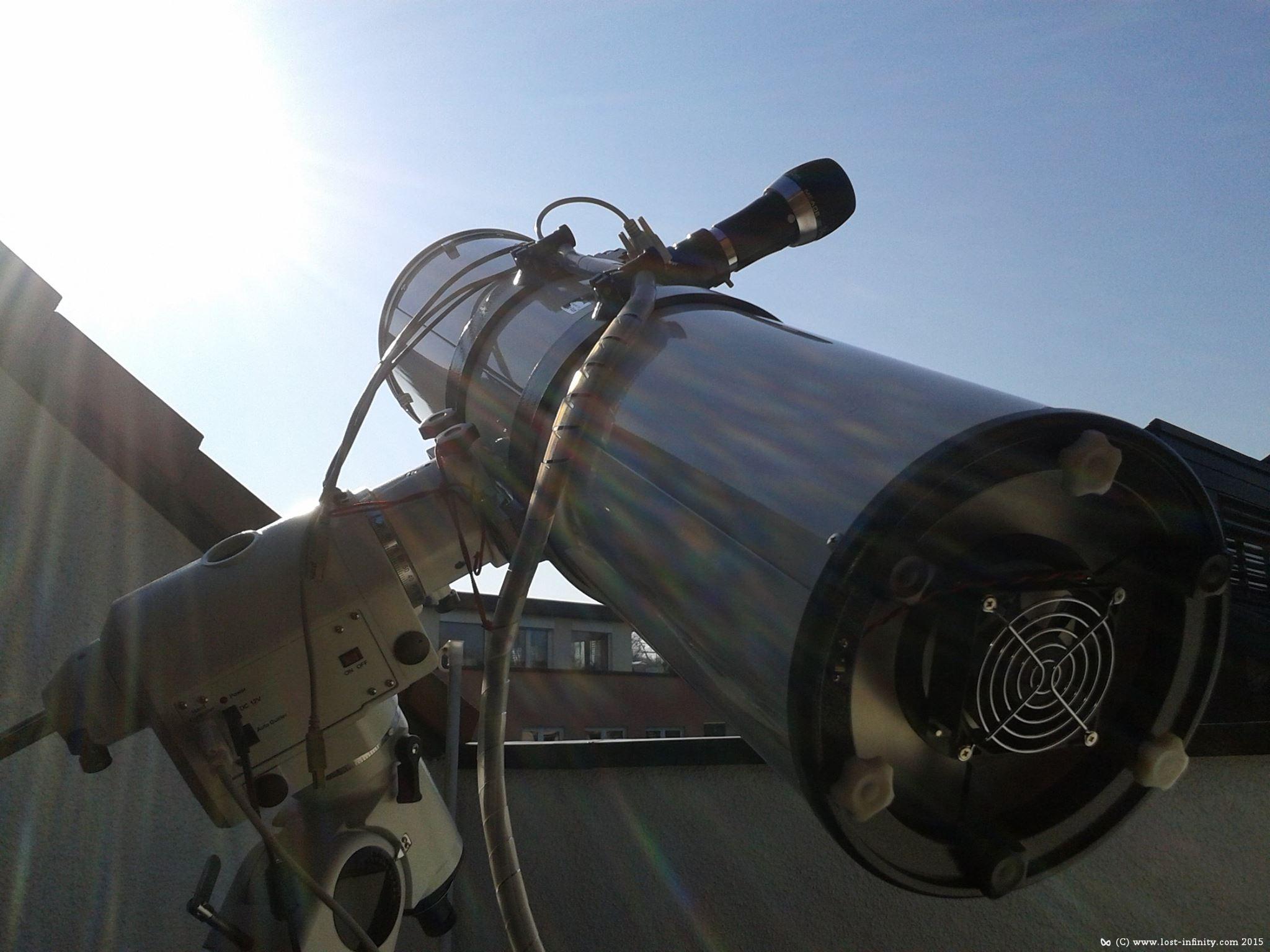 8" 1000mm Newtonian telescope on EQ6 pro
