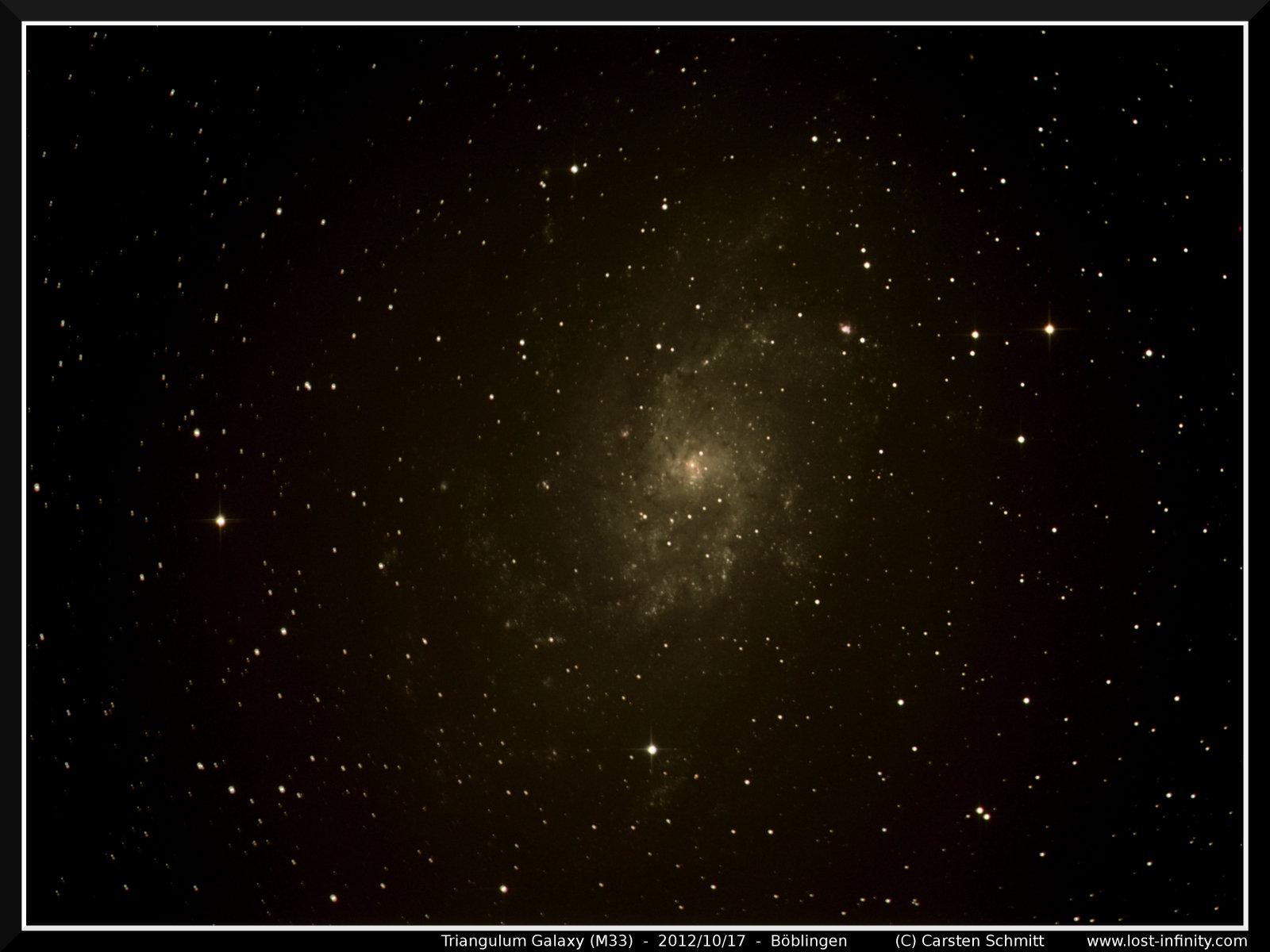 Triangulum Galaxy (M33) - 2012/10/17