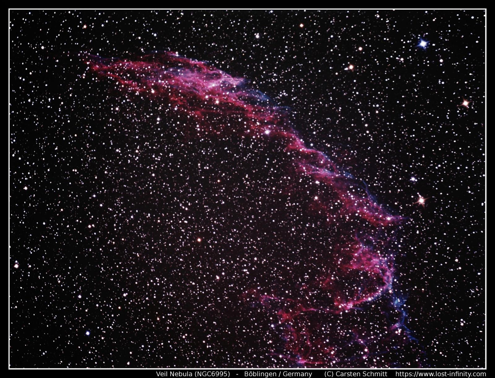 Veil Nebula (NGC6995) - 2013/06/05