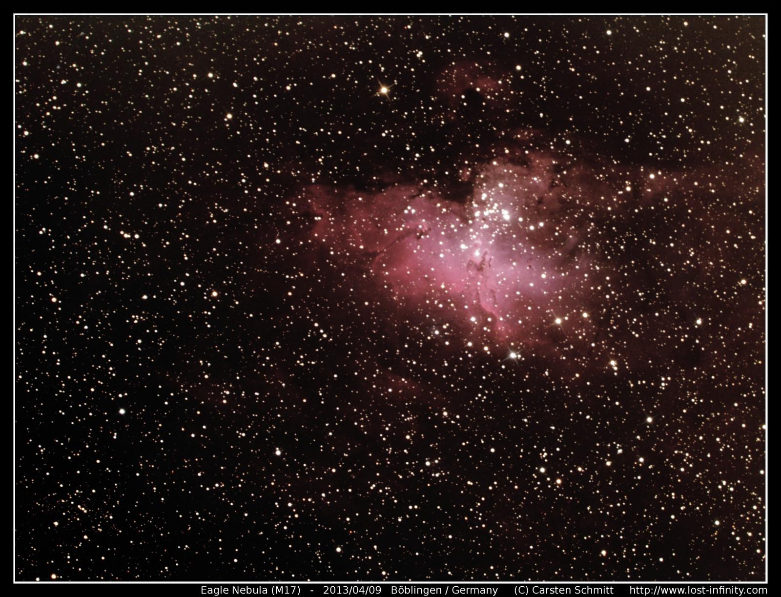 Eagle Nebula (M17) - 2013/09/04