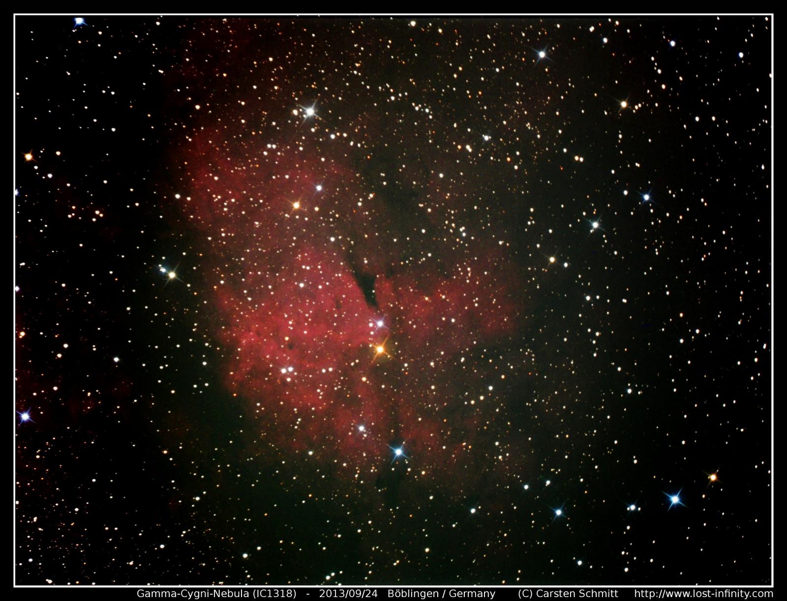 Gamma-Cygni-Nebula (IC1318) - Part 2 - 2013/09/24
