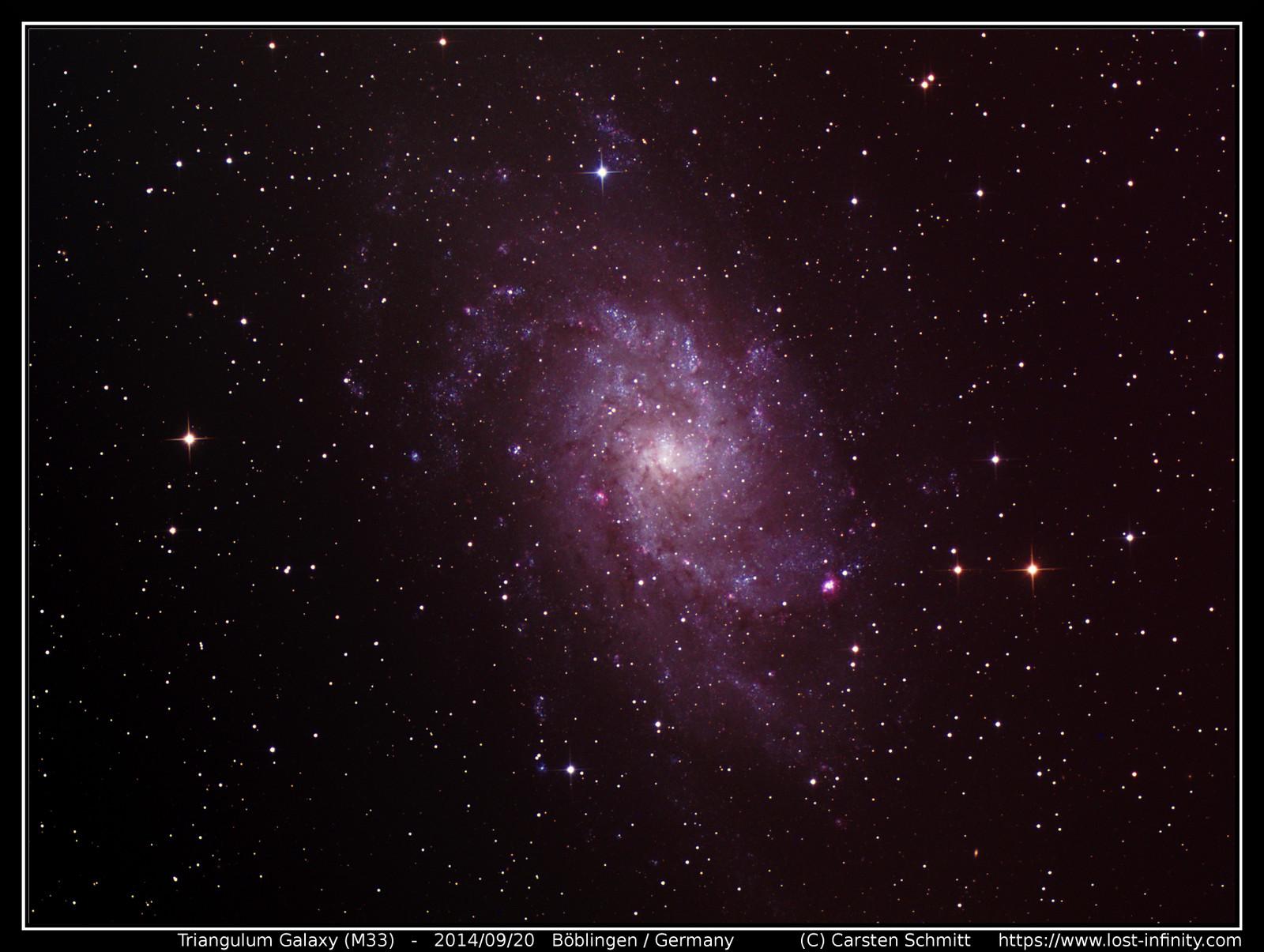 Triangulum Galaxy (M33) - 2014/09/20