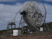 One of the Major Atmospheric Gamma-ray Imaging Chernobyel (MAGIC) Telescopes