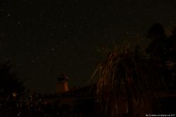 Night sky above Casa Chirlaca