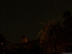 Night sky above Casa Chirlaca