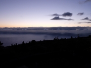 Clouds over the sea - dawn on La Palma