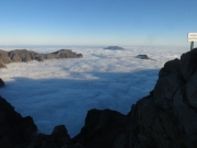 Above the clouds not far from Roque de Los Muchachos