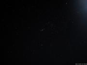 Night sky recorded with Fujifilm X-T1 piggyback on telescope