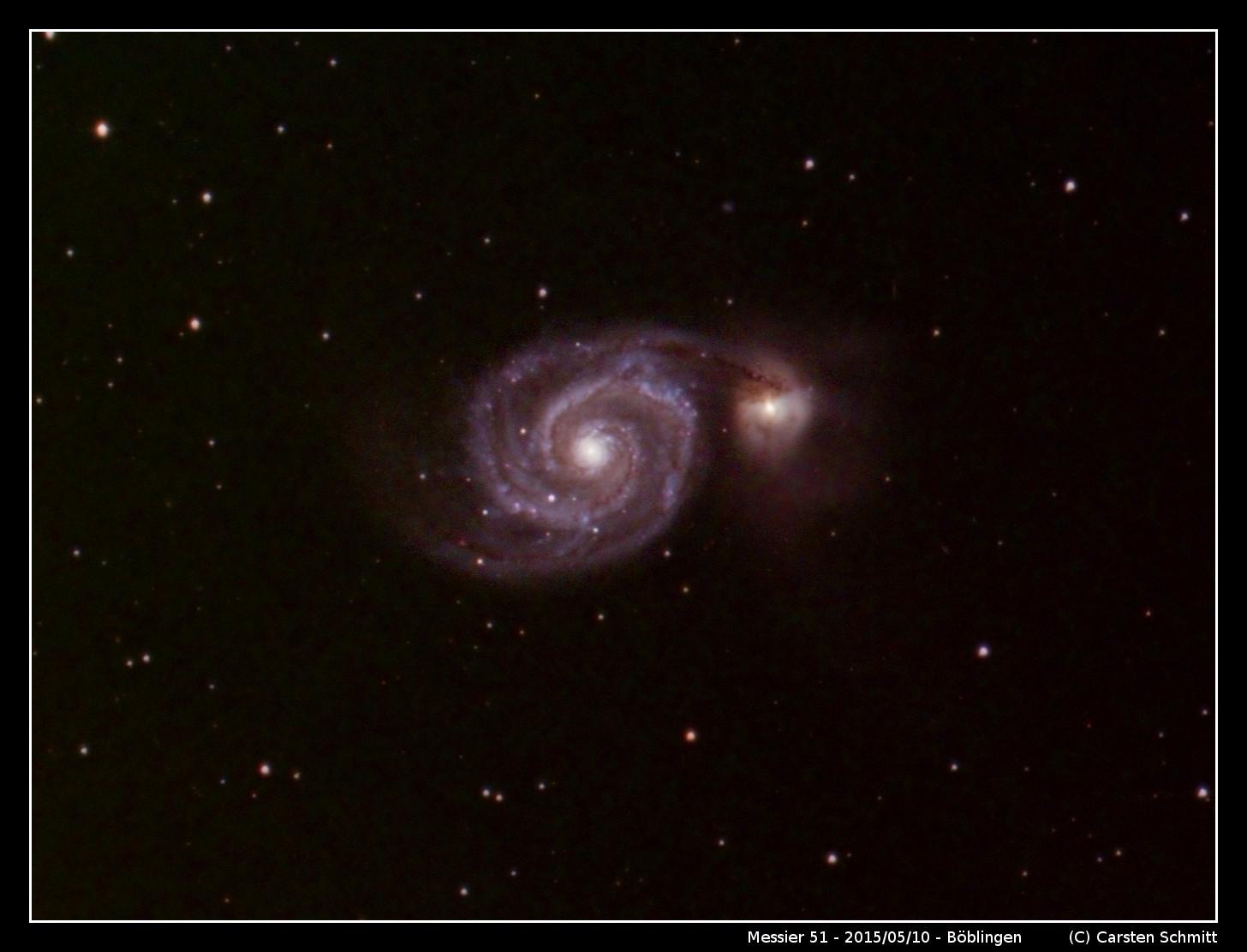 Messier 51 - The Whirlpool Galaxy LRGB