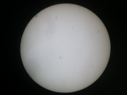Mercury sun transit May 2016 and sun spots