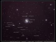 Spiral galaxy M100 annotated - 2017/03/27