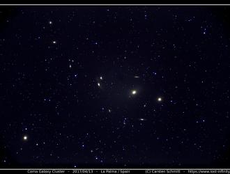 Coma galaxy cluster - 2017/04/13