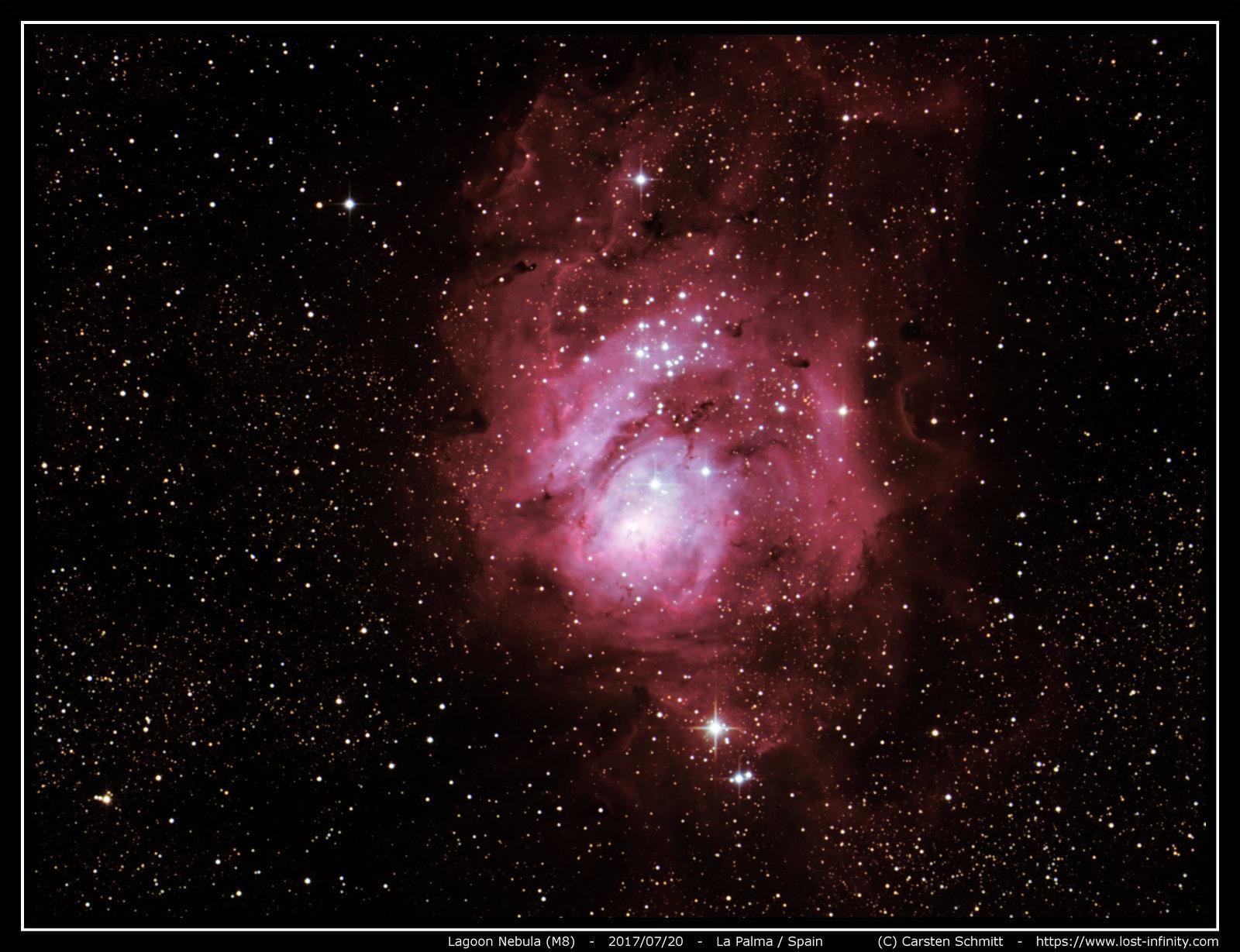 Lagoon nebula (M8) - 2017/07/20