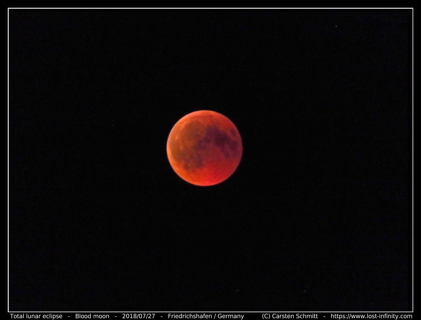 Blood moon with Canon PowerShot SX710 HS