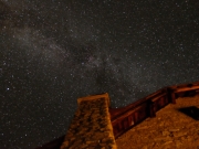 The old Waltenberger Haus and the Milkyway