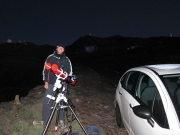 Telescope setup on Roque de Los Muchachos
